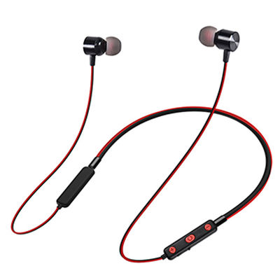 55mah αθλητικό ασύρματο ακουστικό κασκών λαιμών πουκάμισου ακουστικών V4.2 Bluetooth μπαταριών ασύρματο